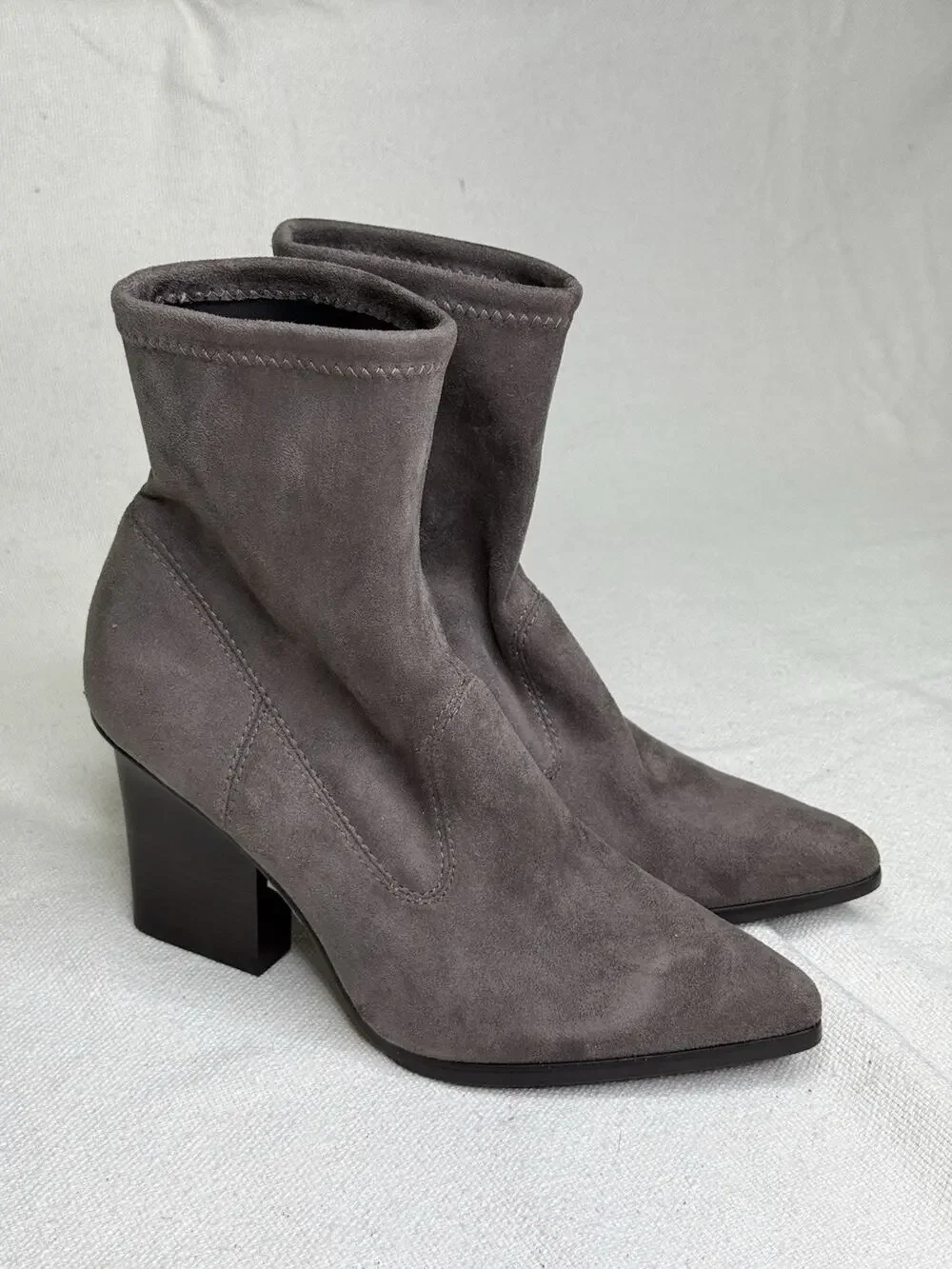 Donald J Pliner Gray Suede Ankle Booties Boot Size 6 M Boots